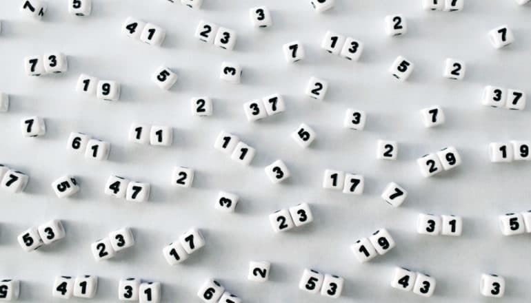 prime numbers on white blocks - Riemann Hypothesis