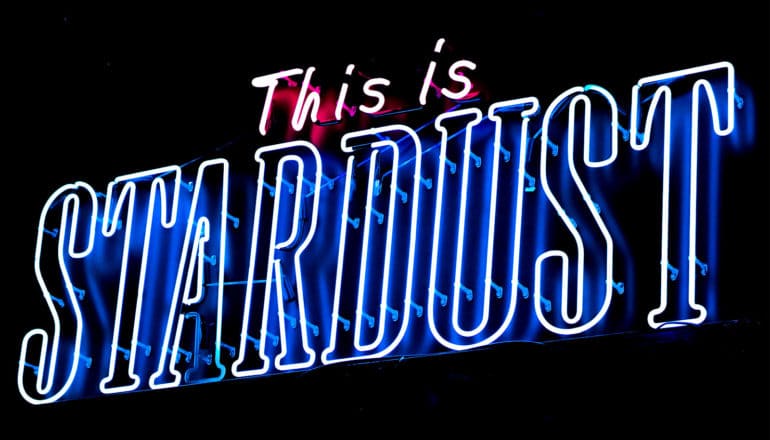 stardust neon sign