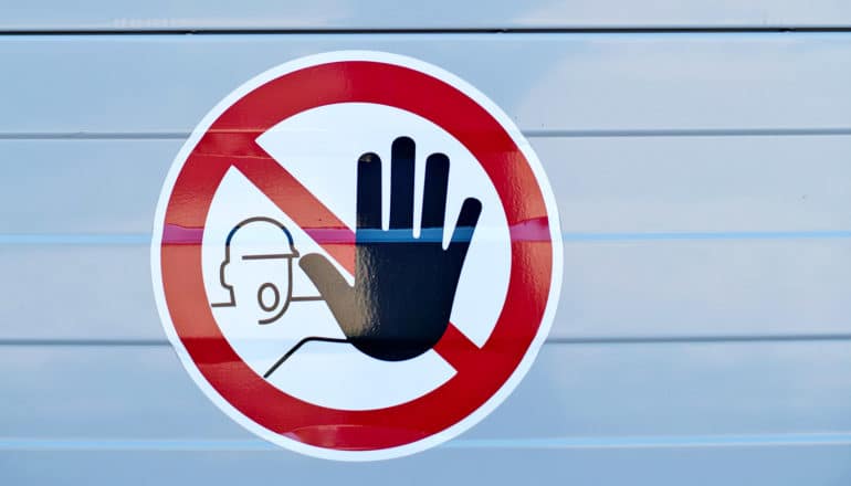 stop sticker