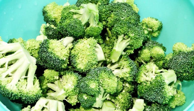 broccoli in green bowl - brassicas