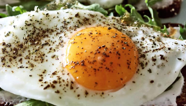 egg on a salad (Methionine concept)
