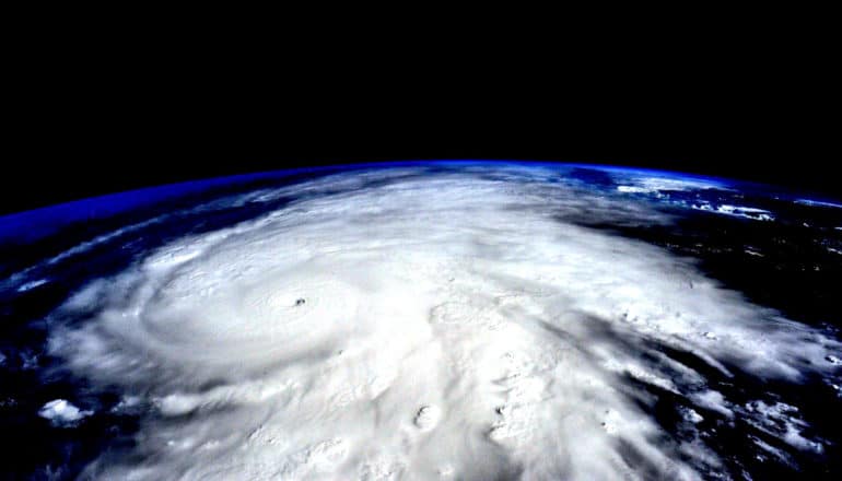 hurricane patricia from space