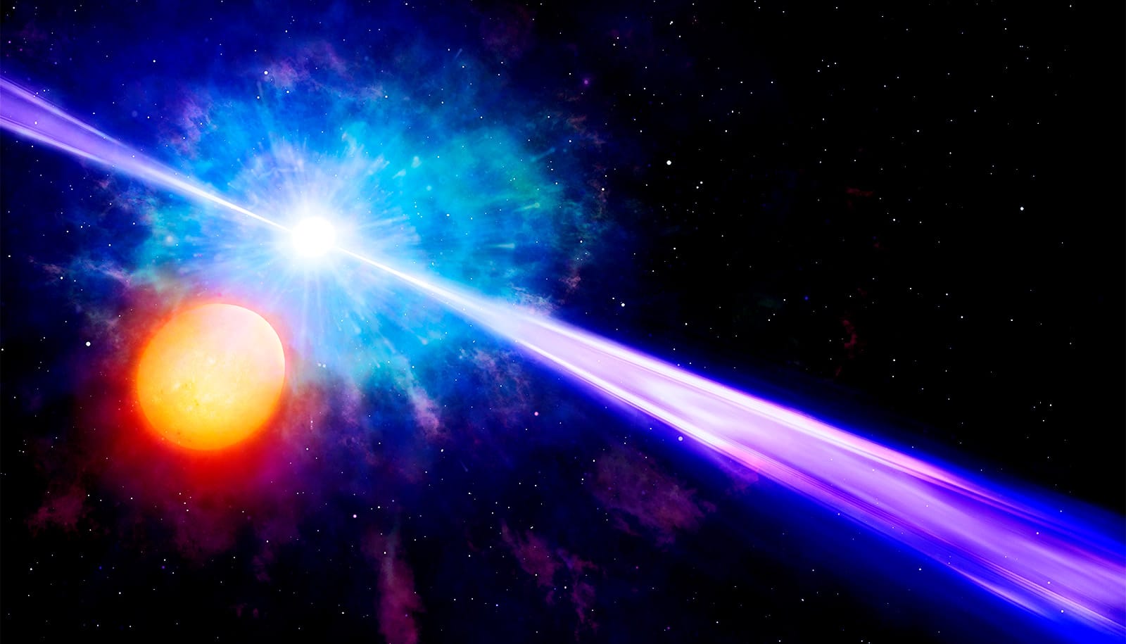 Powerful Gamma Ray Burst Hit Earth - The Outburst Shocked Astronomers Gamma-ray-bursts-binary-star-systems_1600