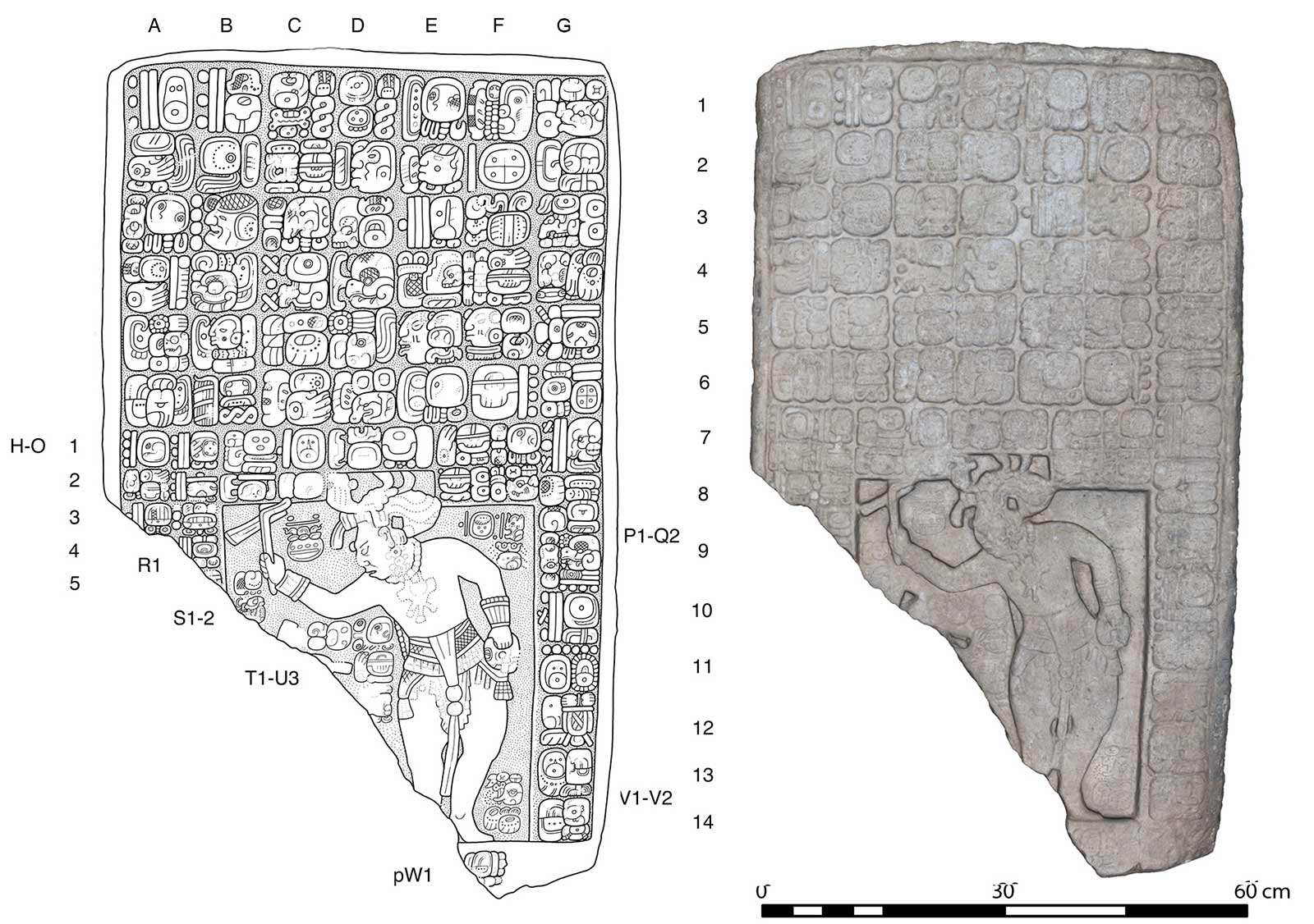 drawing of tablet and tablet side by side