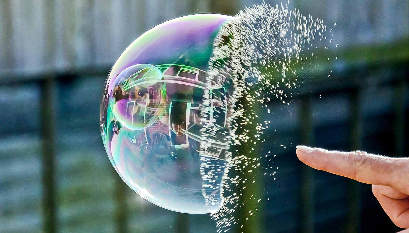What can keep a bubble from bursting 