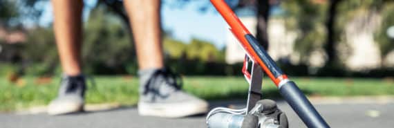 tip of cane with wheel gadgetry