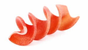 red rotini noodle
