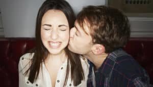 kiss on the cheek
