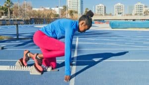 runner at starting block