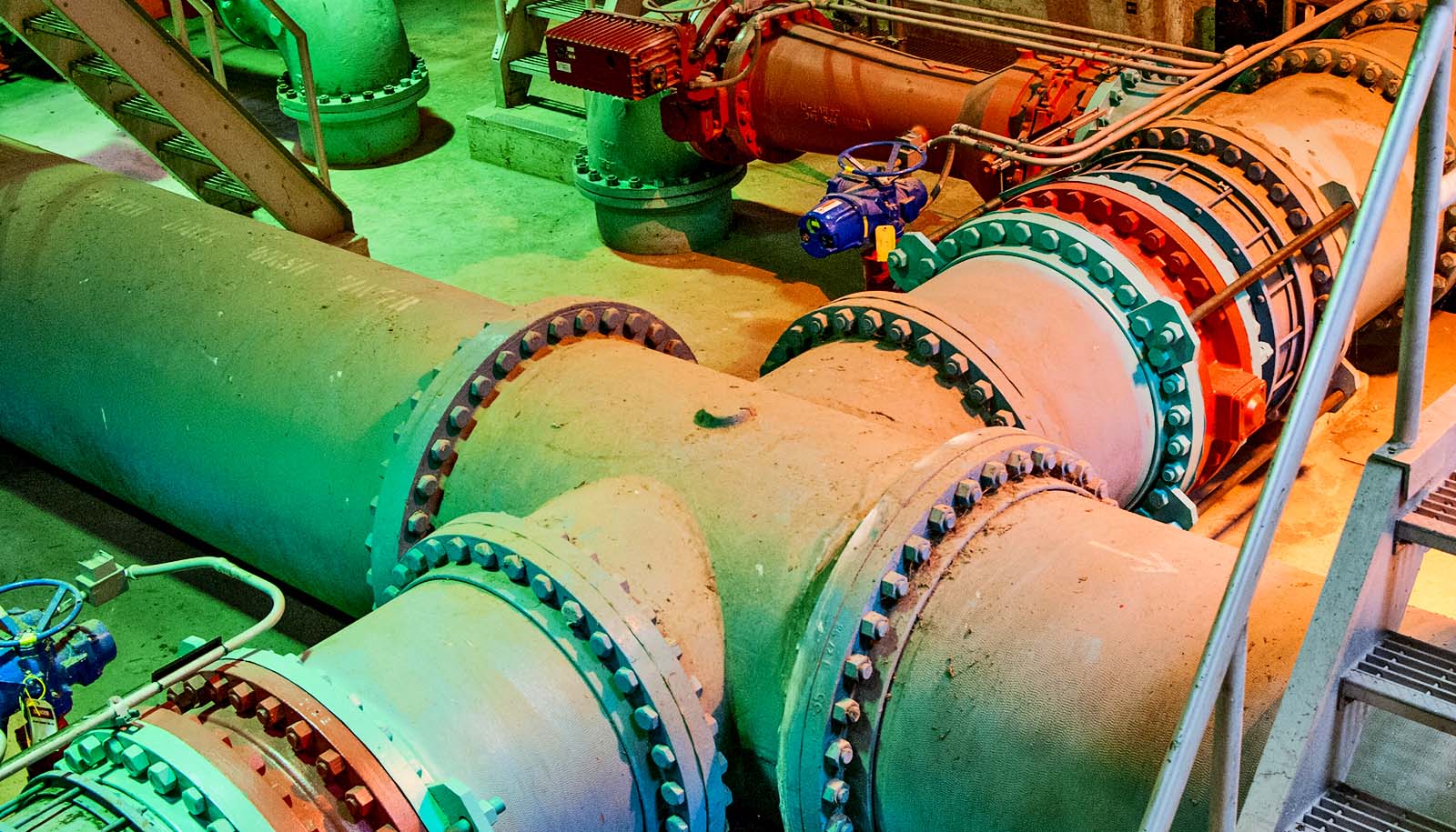 colorful pipes