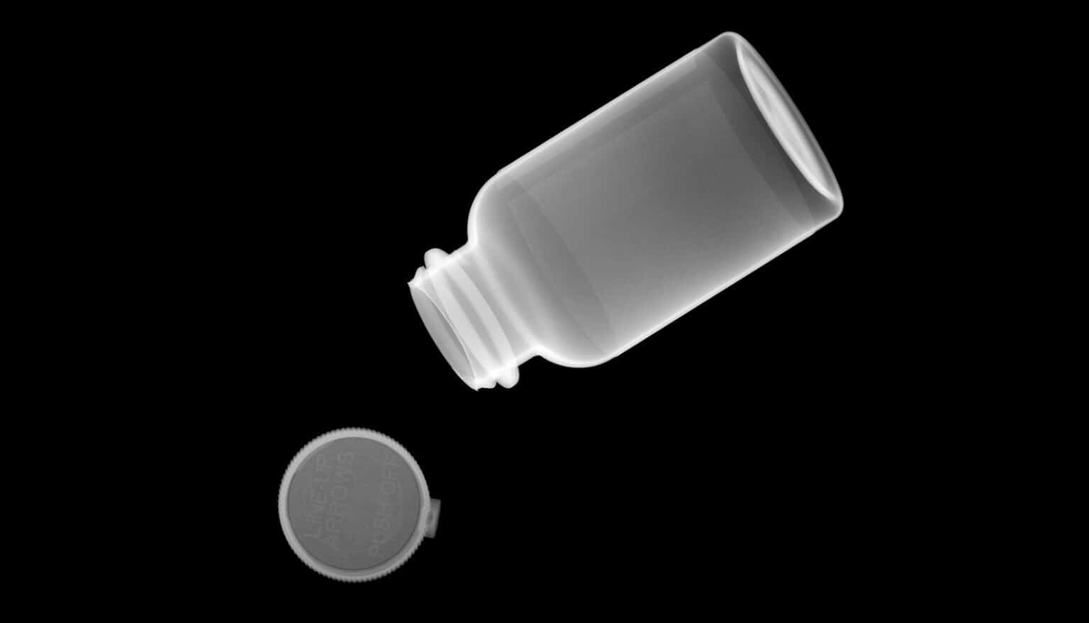 Pill bottle, Xray Futurity