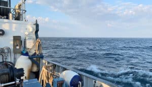 view of open water from boat