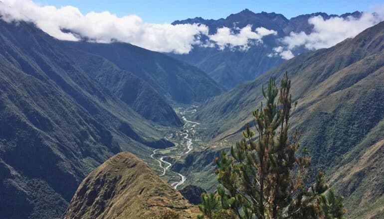 A massive canyon in Peru.