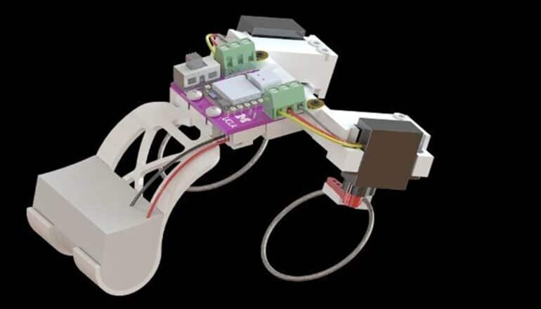 Watch this little robot hop and swim like a frog